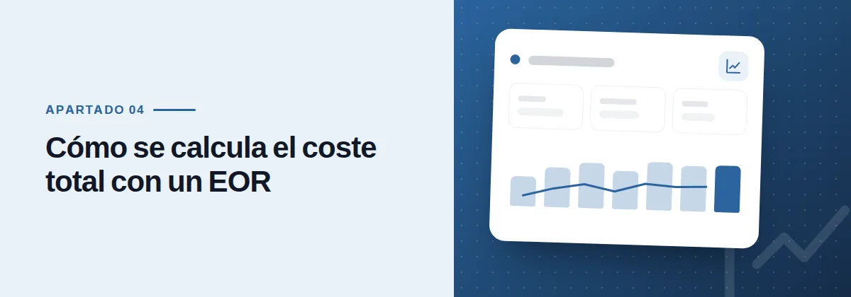 Cómo se calcula el coste total con un EOR